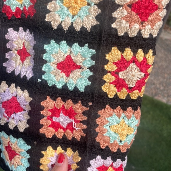 BNWT Chasing Unicorns Superstition Crochet Mini Dress XS 🌈🦄 - Picture 5 of 8